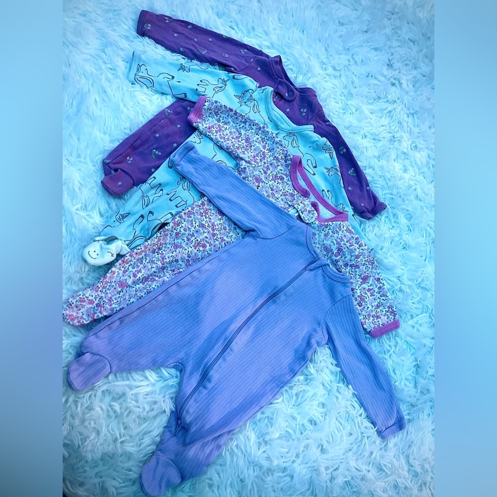 4 Piece Newborn Pajama Set